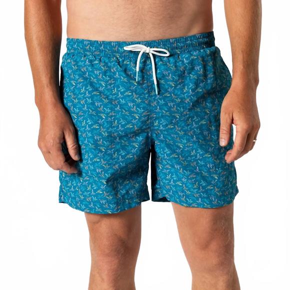 NEW DUCK HEAD sailport swim short in sail blue